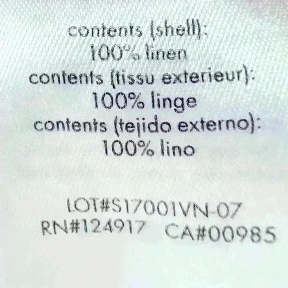 Onia Men Short Sleeve Linen Shirt Size L‎ - Picture 4 of 4